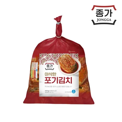 가장 많이 팔린 종가 종가집 아삭한포기김치 4.8kg2 총 9.6kg 추천상품베스트5